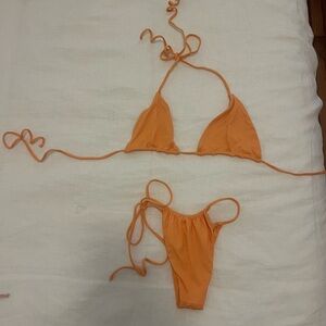 NWT Stone Fox Orange Bikini